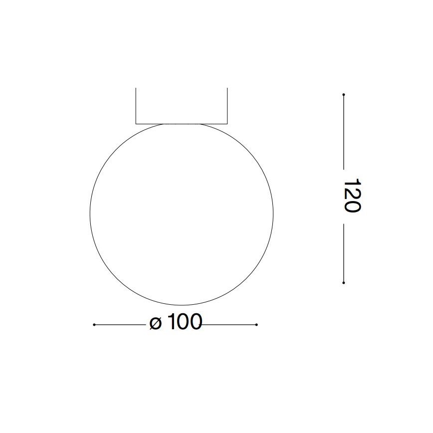 Ideal Lux - LED sieninis šviestuvas CARTA 1xG9/3W/230V diametras 10 cm balta