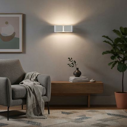 Ideal Lux - LED sieninis šviestuvas CLIP 2xG9/3W/230V balta