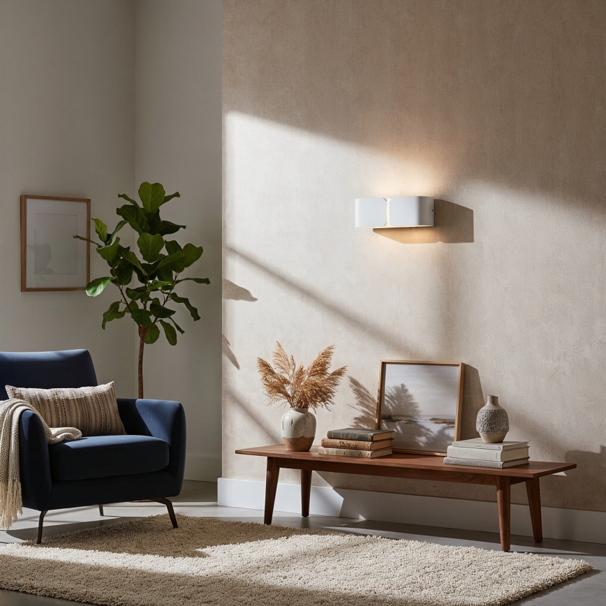 Ideal Lux - LED sieninis šviestuvas CLIP 2xG9/3W/230V balta