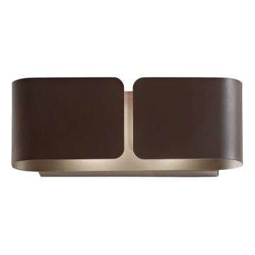 Ideal Lux - LED sieninis šviestuvas CLIP 2xG9/3W/230V ruda