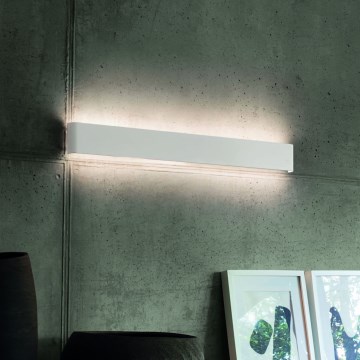 Ideal Lux - LED sieninis šviestuvas DELTA LED/30W/230V 3000K 83 cm CRI 90 balta