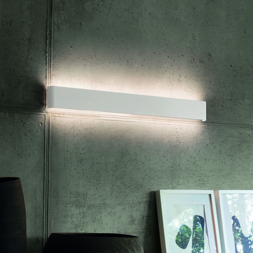 Ideal Lux - LED sieninis šviestuvas DELTA LED/30W/230V 3000K 83 cm CRI 90 balta