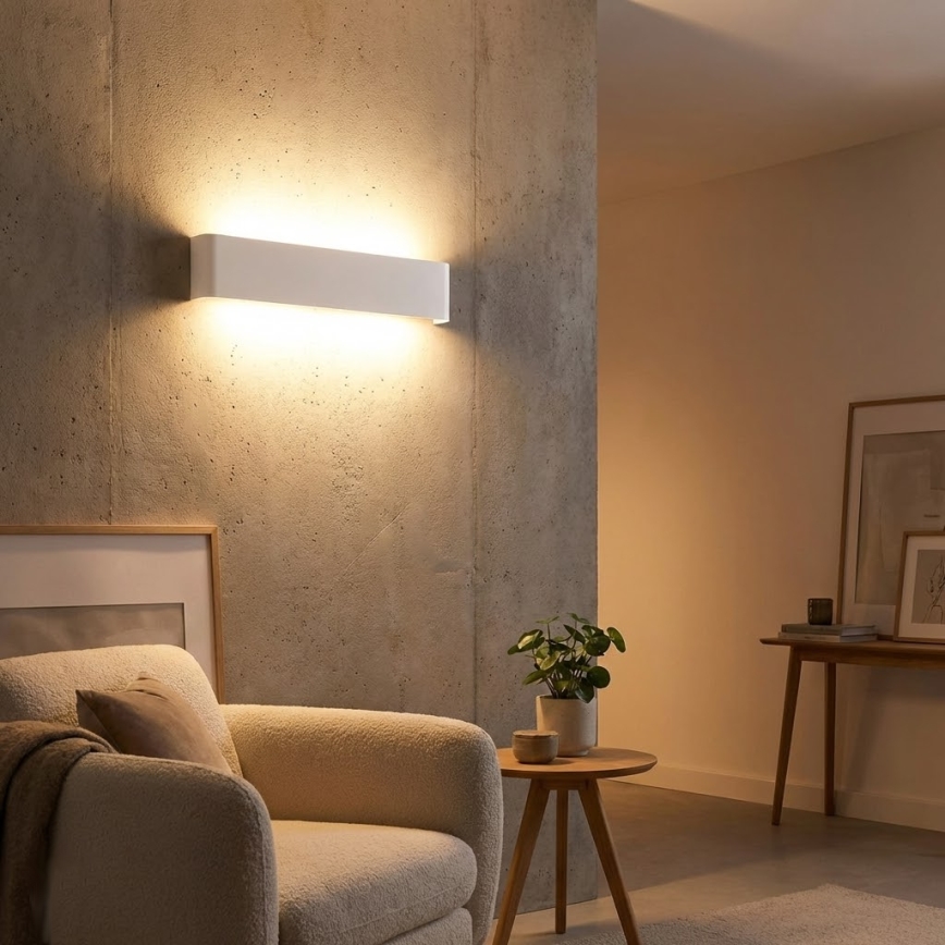 Ideal Lux - LED sieninis šviestuvas DELTA LED/37W/230V 3000K 110 cm CRI 90 balta