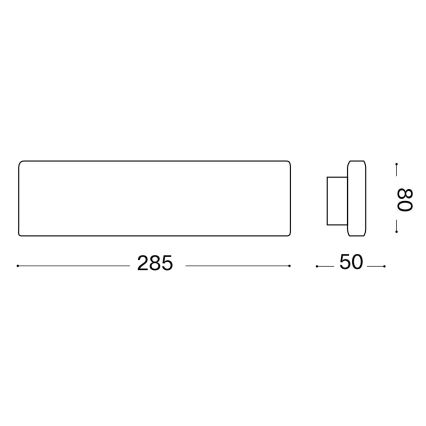 Ideal Lux - LED sieninis šviestuvas DESK LED/12,5W/230V CRI 90 balta