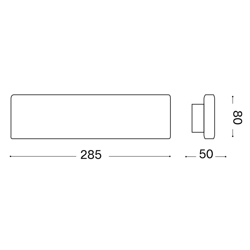 Ideal Lux - LED sieninis šviestuvas DESK LED/12,5W/230V CRI 90 balta