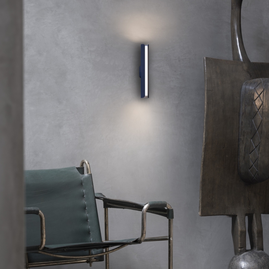 Ideal Lux - LED sieninis šviestuvas DORICA LED/8,5W/230V CRI 90 juodas