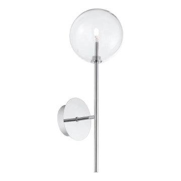 Ideal Lux - LED sieninis šviestuvas EQUINOXE 1xG4/2W/230V blizgus chromas/permatoma
