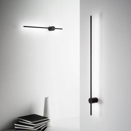 Ideal Lux - LED sieninis šviestuvas ESSENCE LED/12W/230V 4000K 70 cm CRI 90 juoda