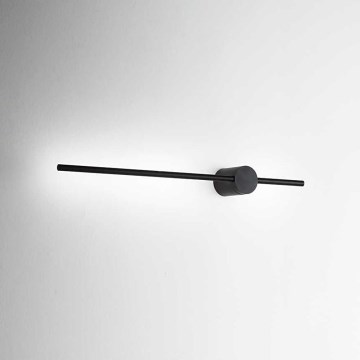 Ideal Lux - LED sieninis šviestuvas ESSENCE LED/12W/230V 70 cm 3000K CRI 90 juoda