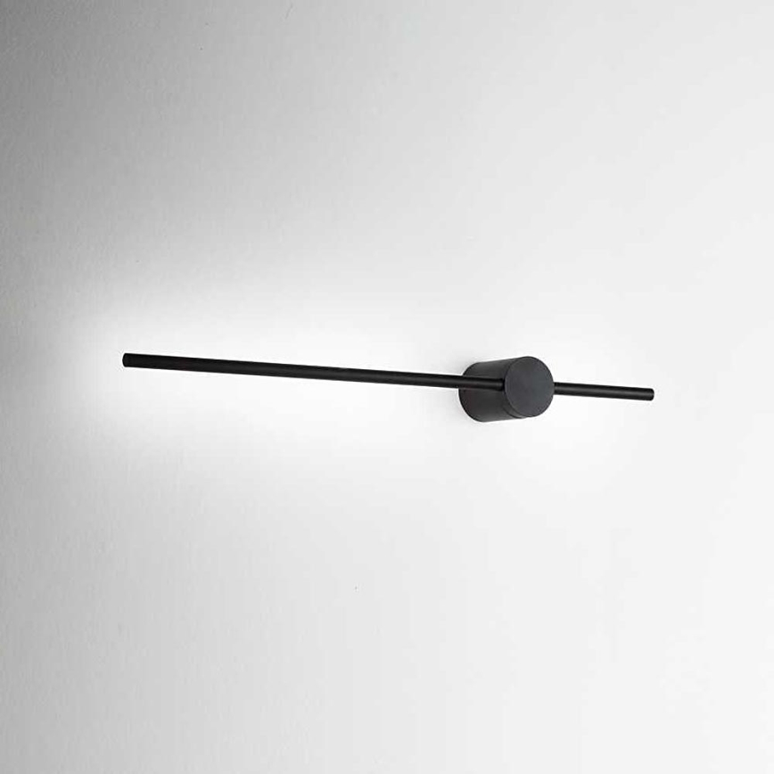 Ideal Lux - LED sieninis šviestuvas ESSENCE LED/12W/230V 70 cm 3000K CRI 90 juoda