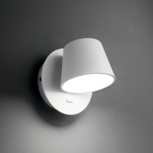 Ideal Lux - LED sieninis šviestuvas GIM LED/6W/230V balta