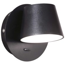 Ideal Lux - LED sieninis šviestuvas GIM LED/6W/230V juoda