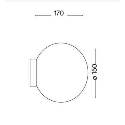 Ideal Lux - LED sieninis šviestuvas MAPA 1xG9/15W/230V