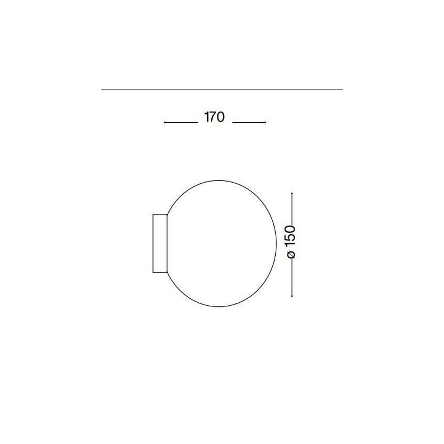 Ideal Lux - LED sieninis šviestuvas MAPA 1xG9/15W/230V