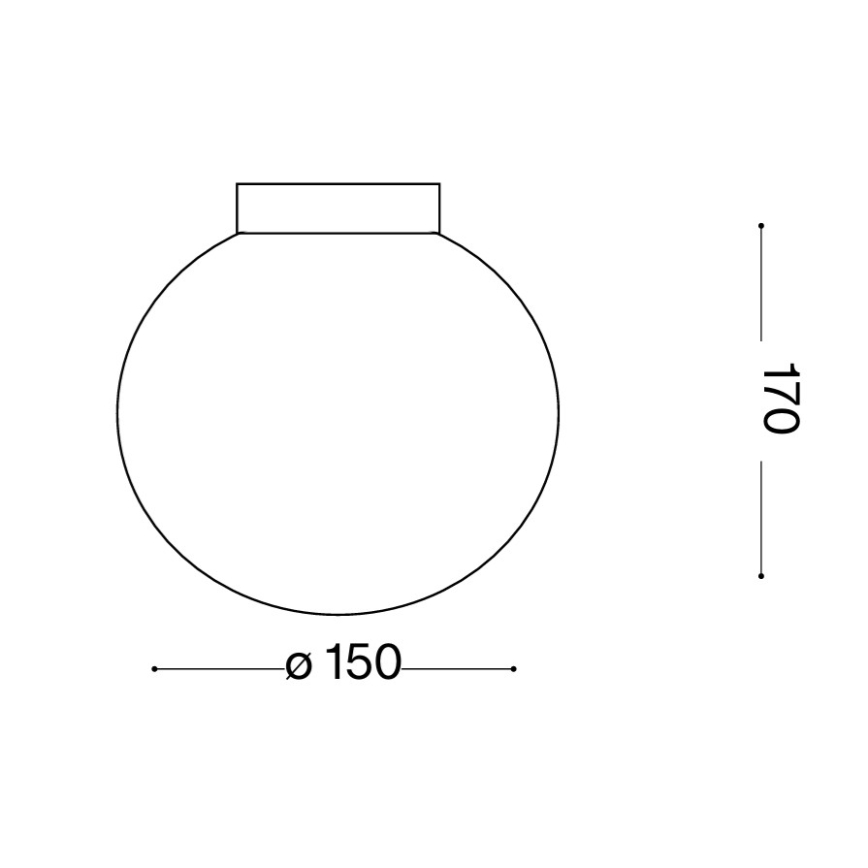 Ideal Lux - LED sieninis šviestuvas MAPA 1xG9/3W/230V skersmuo 15 cm baltas