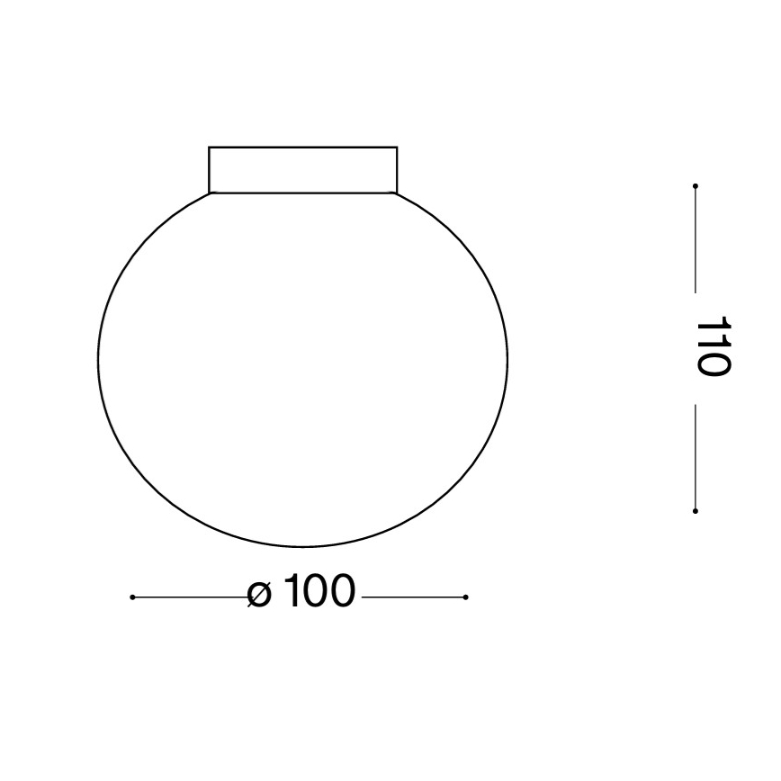 Ideal Lux - LED sieninis šviestuvas MAPA 1xG9/3W/230V Ø 10 cm baltas