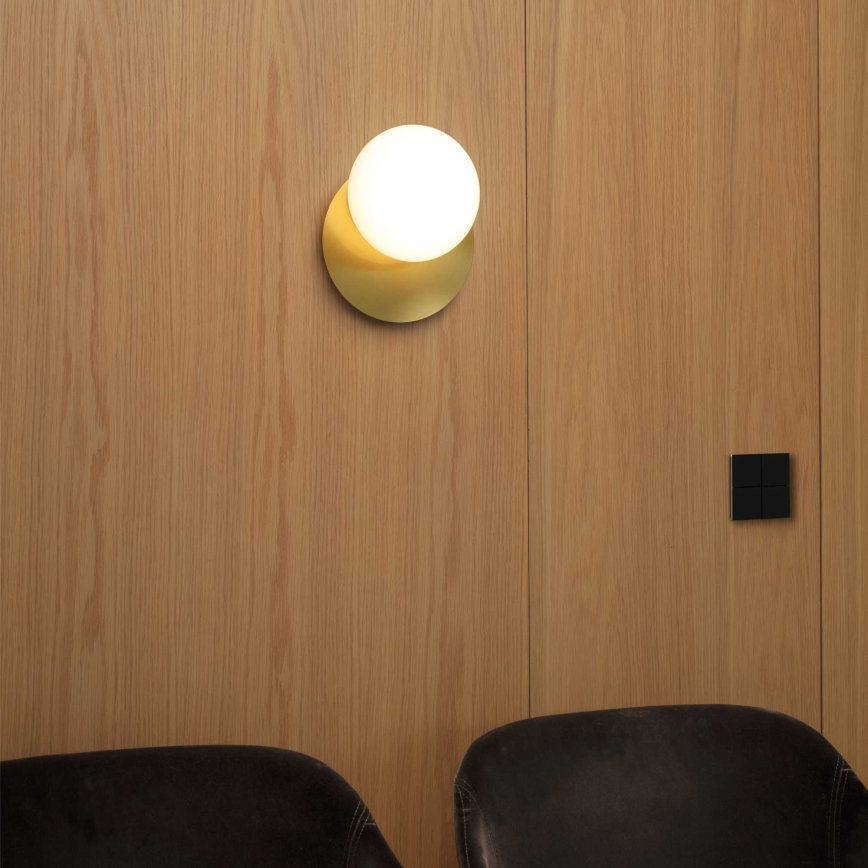 Ideal Lux - LED sieninis šviestuvas NINFEA 1xGX53/9W/230V auksas