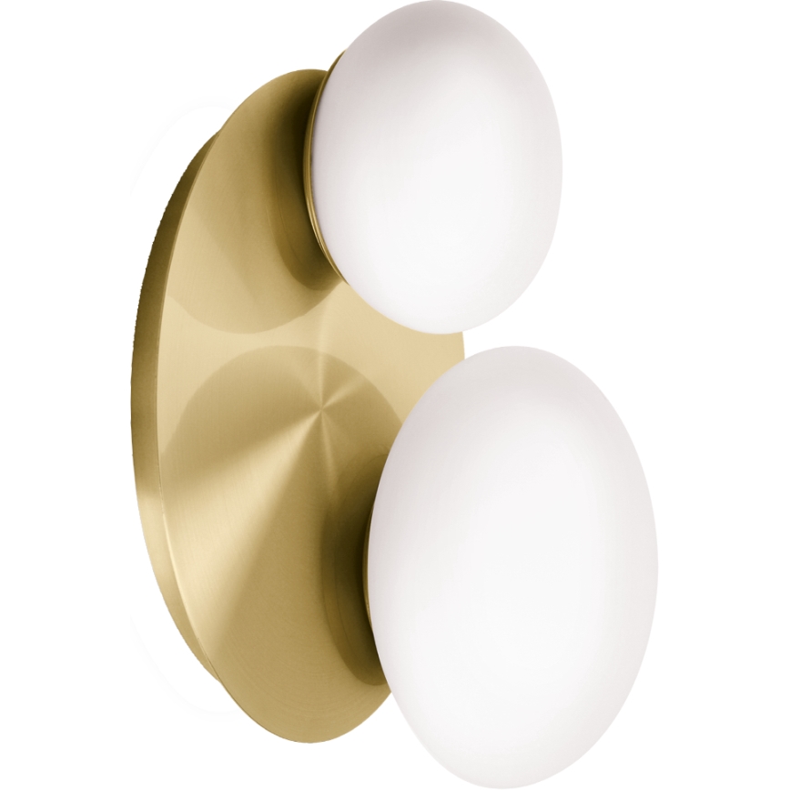 Ideal Lux - LED sieninis šviestuvas NINFEA 2xG9/3W/230V auksinis