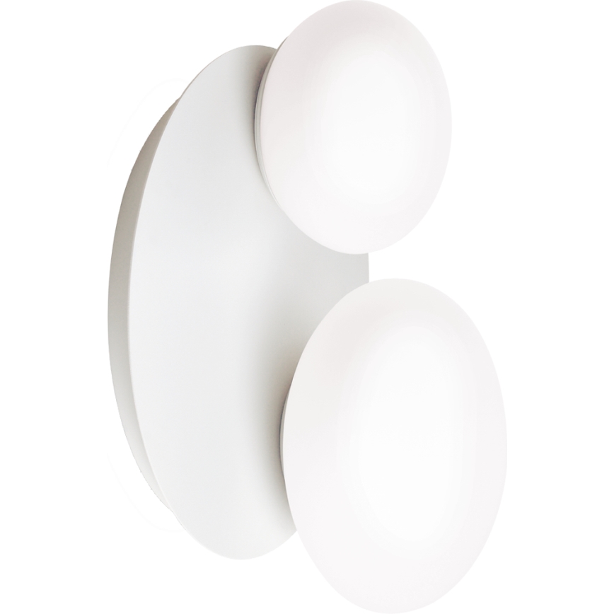 Ideal Lux - LED sieninis šviestuvas NINFEA 2xG9/3W/230V baltas