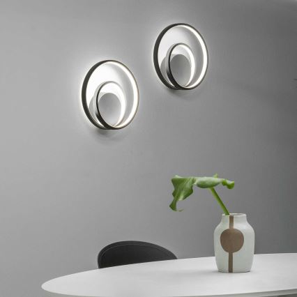 Ideal Lux - LED sieninis šviestuvas OZ LED/26W/230V CRI 90 juoda