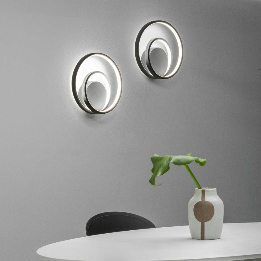 Ideal Lux - LED sieninis šviestuvas OZ LED/26W/230V CRI 90 juoda