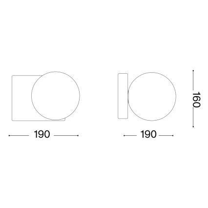 Ideal Lux - LED sieninis šviestuvas PENTA 1xG9/3W/230V auksas