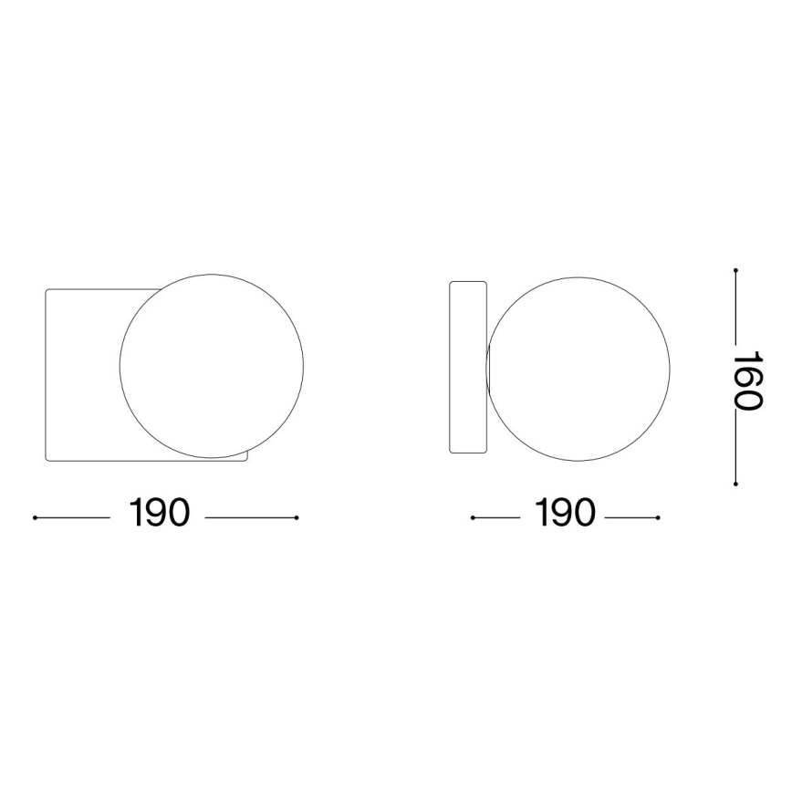 Ideal Lux - LED sieninis šviestuvas PENTA 1xG9/3W/230V auksas