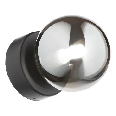 Ideal Lux - LED sieninis šviestuvas PERLAGE 1xG9/3W/230V juoda/dūminis