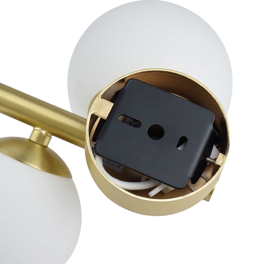 Ideal Lux - LED sieninis šviestuvas PERLAGE 3xG9/3W/230V auksas/balta