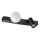 Ideal Lux - LED sieninis šviestuvas PING PONG 2xLED/3W/230V CRI 90 juoda