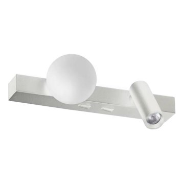 Ideal Lux - LED sieninis šviestuvas PING PONG 2xLED/3W/230V CRI 90 matinis chromas