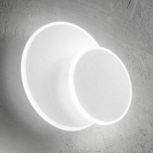 Ideal Lux - LED sieninis šviestuvas POUCHE LED/14W/230V balta