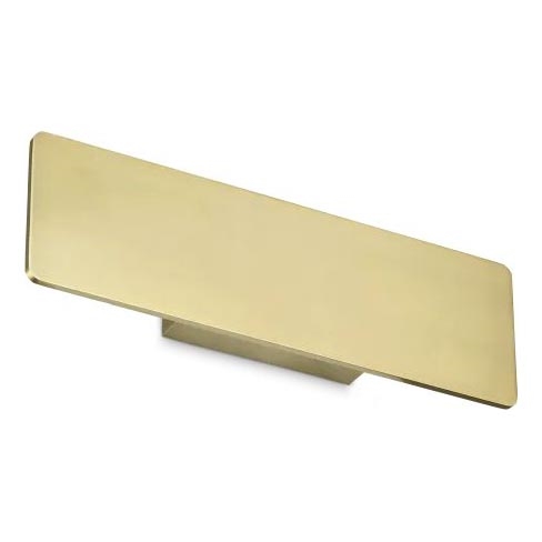 Ideal Lux - LED sieninis šviestuvas ZIG ZAG LED/12,5W/230V 29 cm CRI 90 žalvaris