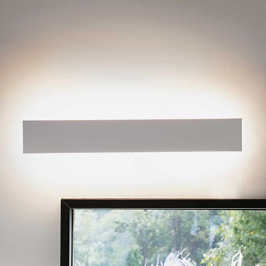 Ideal Lux - LED sieninis šviestuvas ZIG ZAG LED/23W/230V 53 cm CRI 90 balta