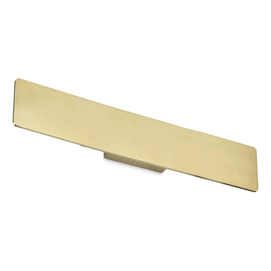 Ideal Lux - LED sieninis šviestuvas ZIG ZAG LED/23W/230V 53 cm CRI 90 žalvaris