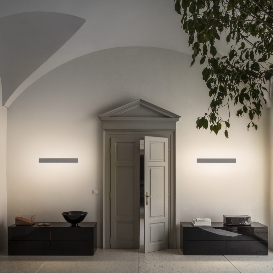 Ideal Lux - LED sieninis šviestuvas ZIG ZAG LED/30W/230V 75 cm CRI 90 balta