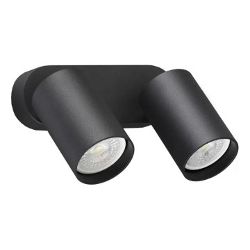 Ideal Lux - LED sieninis taškinis šviestuvas DYNAMITE 2xGU10/7W/230V CRI 90 juodas