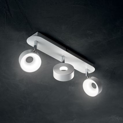 Ideal Lux - LED sieninis taškinis šviestuvas OBY 3xLED/6W/230V CRI 90 baltas