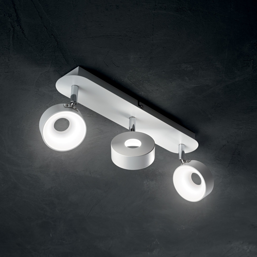 Ideal Lux - LED sieninis taškinis šviestuvas OBY 3xLED/6W/230V CRI 90 baltas