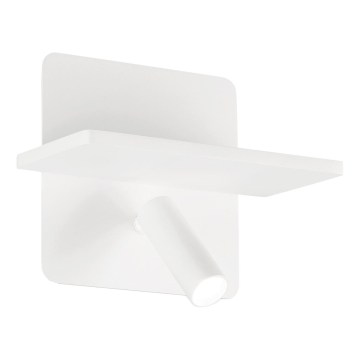 Ideal Lux - LED sieninis taškinis šviestuvas PIANO LED/10W/230V CRI 90 USB balta