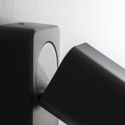 Ideal Lux - LED sieninis taškinis šviestuvas RUDY 1xGU10/7W/230V CRI 90 juodas