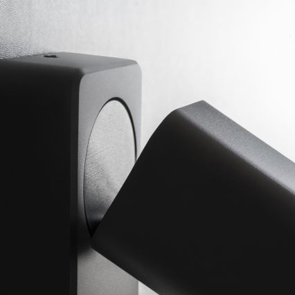 Ideal Lux - LED sieninis taškinis šviestuvas RUDY 1xGU10/7W/230V CRI 90 juodas