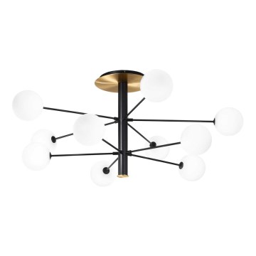 Ideal Lux - LED sietynas COSMOPOLITAN 10xG9/3W/230V diametras 124 cm juoda