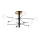 Ideal Lux - LED sietynas COSMOPOLITAN 10xG9/3W/230V diametras 124 cm juoda