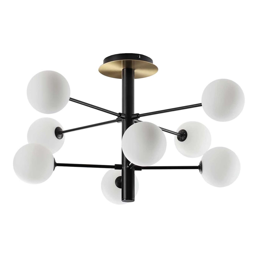 Ideal Lux - LED sietynas COSMOPOLITAN 8xG9/3W/230V diametras 64 cm juoda