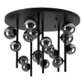 Ideal Lux - LED sietynas PERLAGE 18xG9/3W/230V diametras 70 cm juoda/dūminis