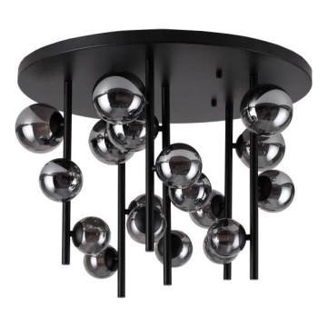 Ideal Lux - LED sietynas PERLAGE 18xG9/3W/230V diametras 70 cm juoda/dūminis