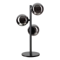 Ideal Lux - LED stalinė lempa PERLAGE 3xG9/3W/230V juoda/dūminė juoda