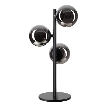 Ideal Lux - LED stalinė lempa PERLAGE 3xG9/3W/230V juoda/dūminė juoda