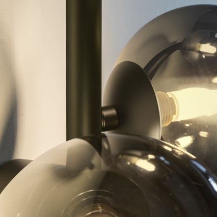 Ideal Lux - LED stalinė lempa PERLAGE 3xG9/3W/230V juoda/dūminė juoda